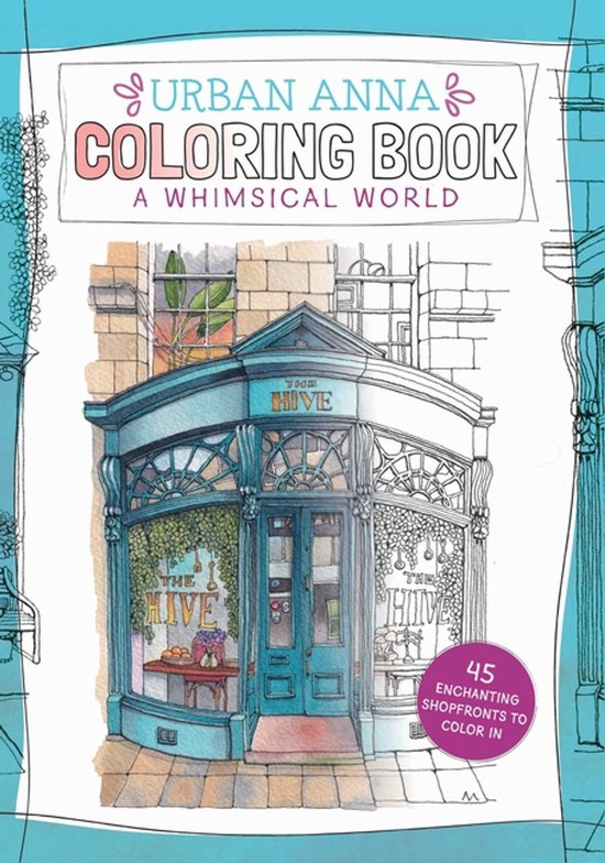 Urban Anna Coloring- Urban Anna Coloring Book: A Whimsical W ... - cover
