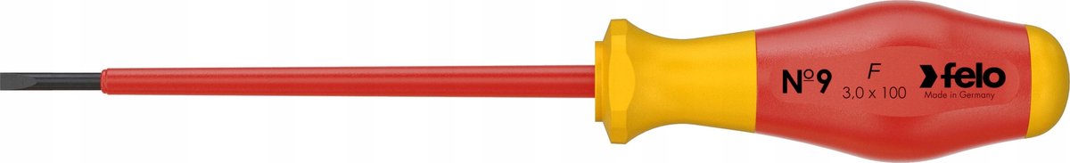 Felo Plaat Schroevendraaier 3,0 x 0,5 x 100 mm - Ergonomisch & Geïnstalleerd