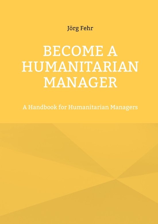 Become a Humanitarian Manager - cover