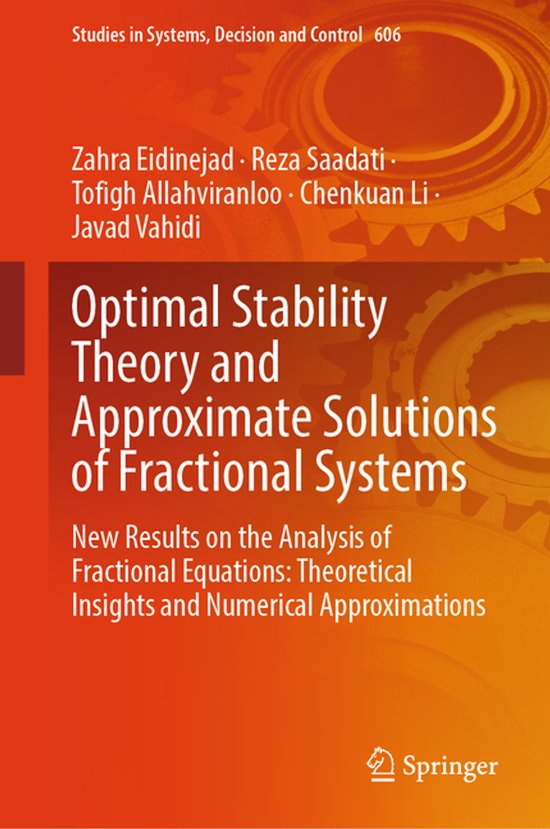 Studies in Systems, Decision and Control606- Optimal Stabili ... - cover
