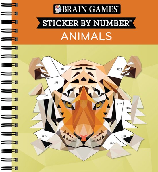 Brain Games - Sticker by Number- Brain Games - Sticker by Nu ... - cover