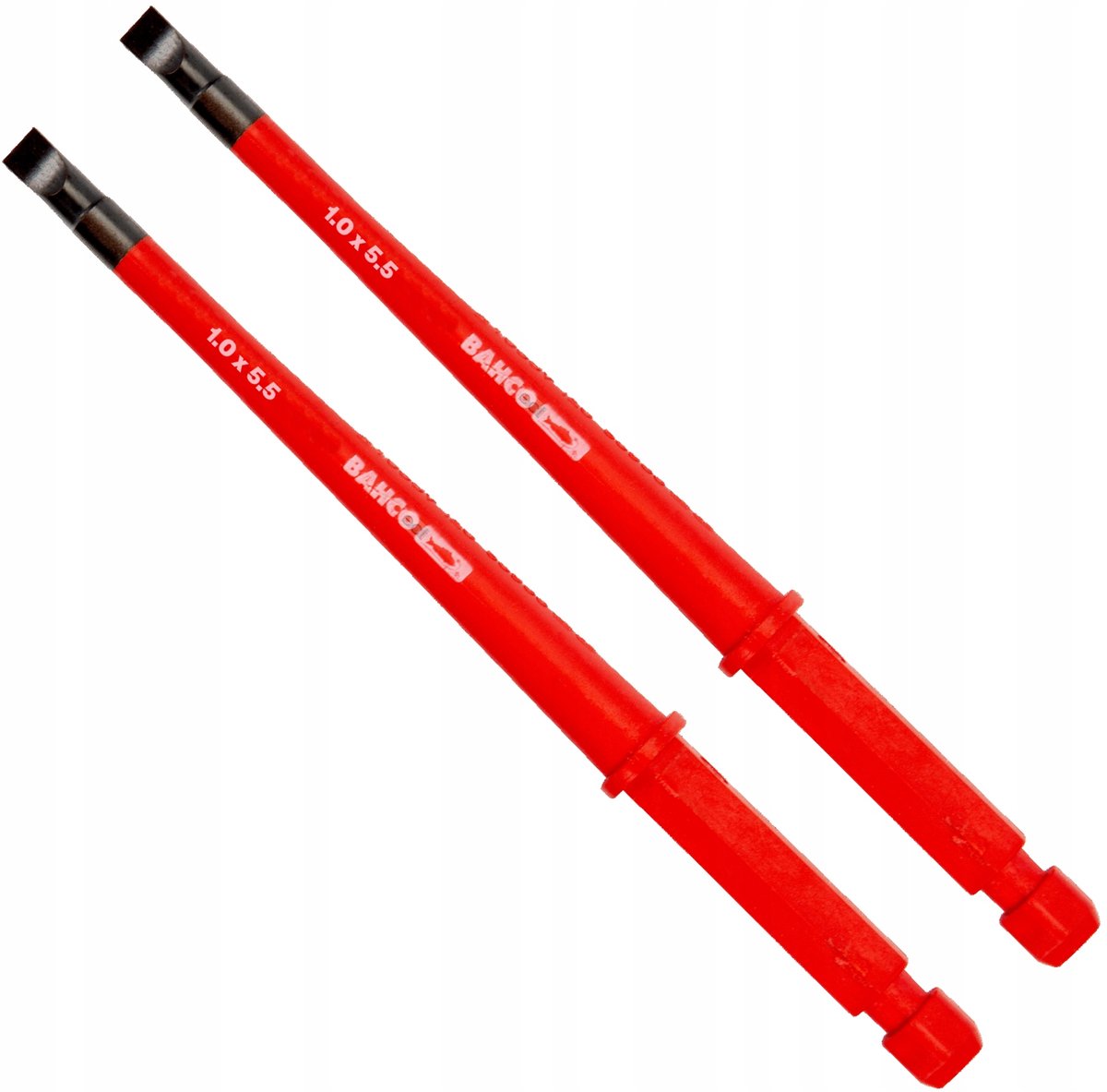 Bahco VDE Slim Platte Schroevendraaier Bits 5.5mm (2 Stuks)