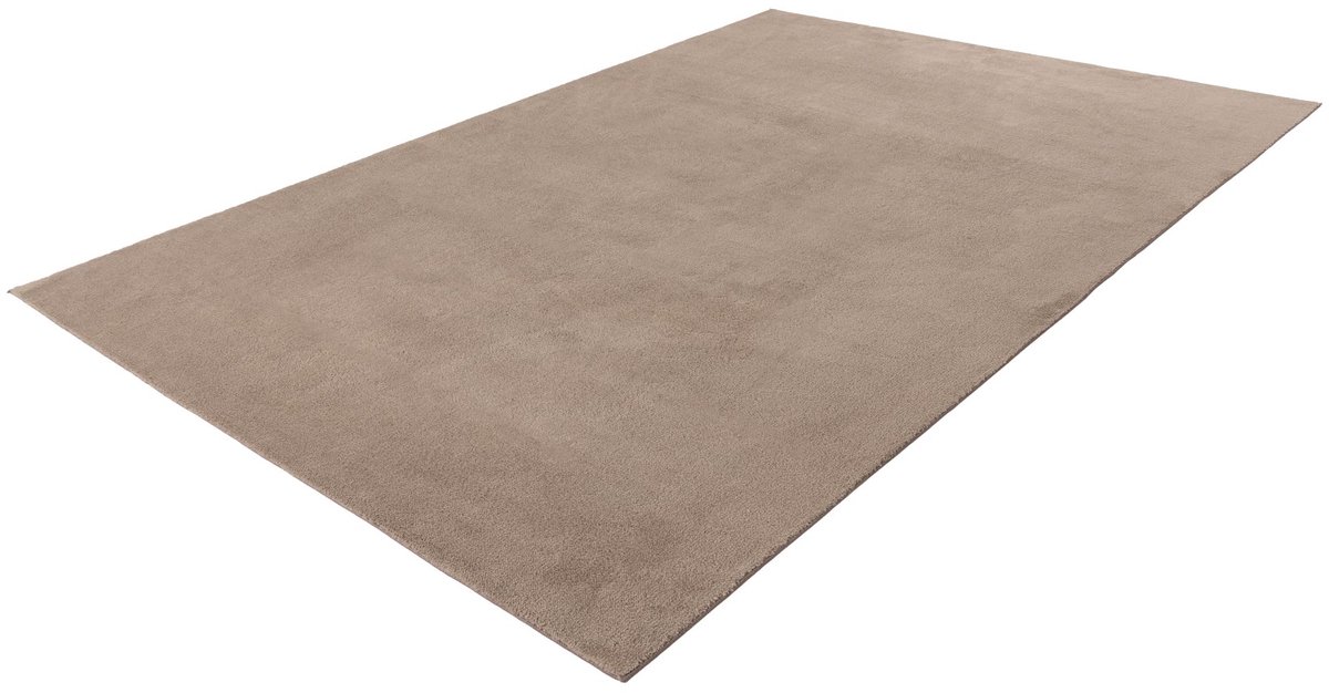 Lalee Vloerkleed - Tapijt - Effen - Taupe - Zacht en Comfortabel - Antislip Onderzijde - Wasmachinebestendig
