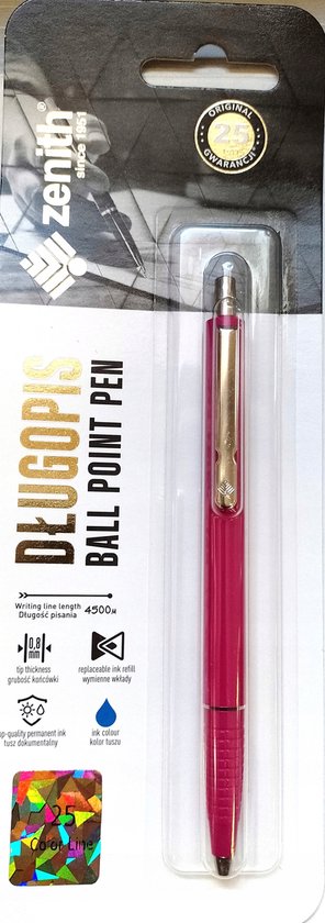 Zenith 25 Color Line Automatische Pen - Blauwe Inkt, 0,8 mm Lijn | bol