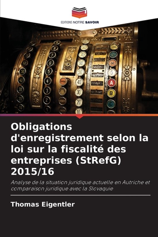Obligations d'enregistrement selon la loi sur la fiscalité  ... - cover