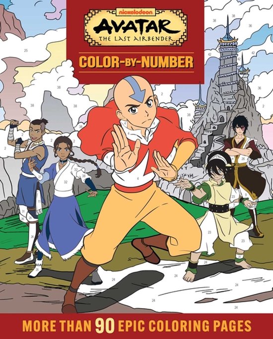 Color-By-Number- Avatar the Last Airbender Color-By-Number - cover