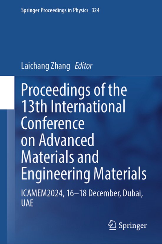 Springer Proceedings in Physics324- Proceedings of the 13th  ... - cover