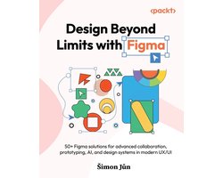 Omslag van Design Beyond Limits with Figma: 50+ Figma solutions for advanced collaboration, prototyping, AI, and design systems in modern UX/UI