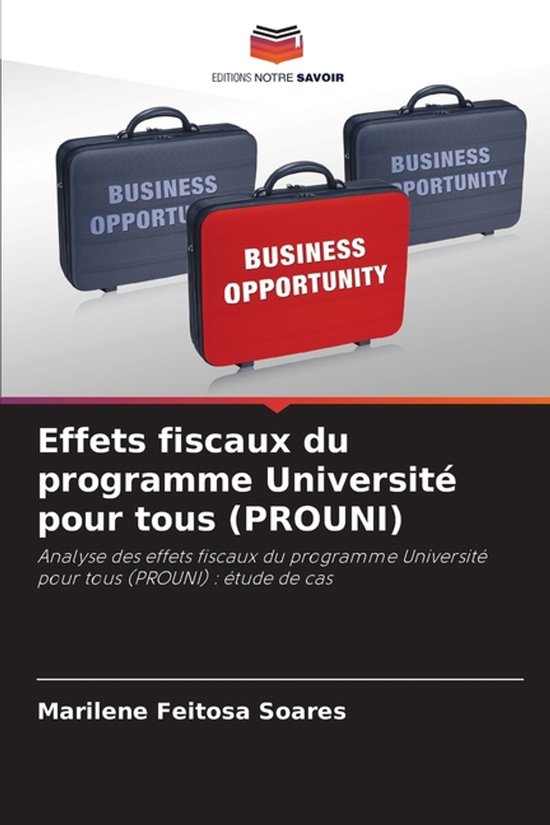 Effets fiscaux du programme Université pour tous (PROUNI) - cover