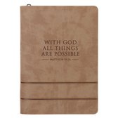 PU Leather Bible Cover for Women, Minimalist Design, Waterproof Flower