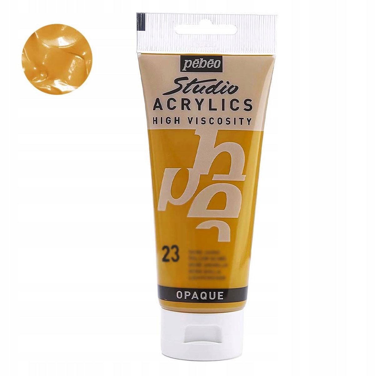 Pebeo Studio Acrylverf 100ml - Medium Cadmium Geel Tint