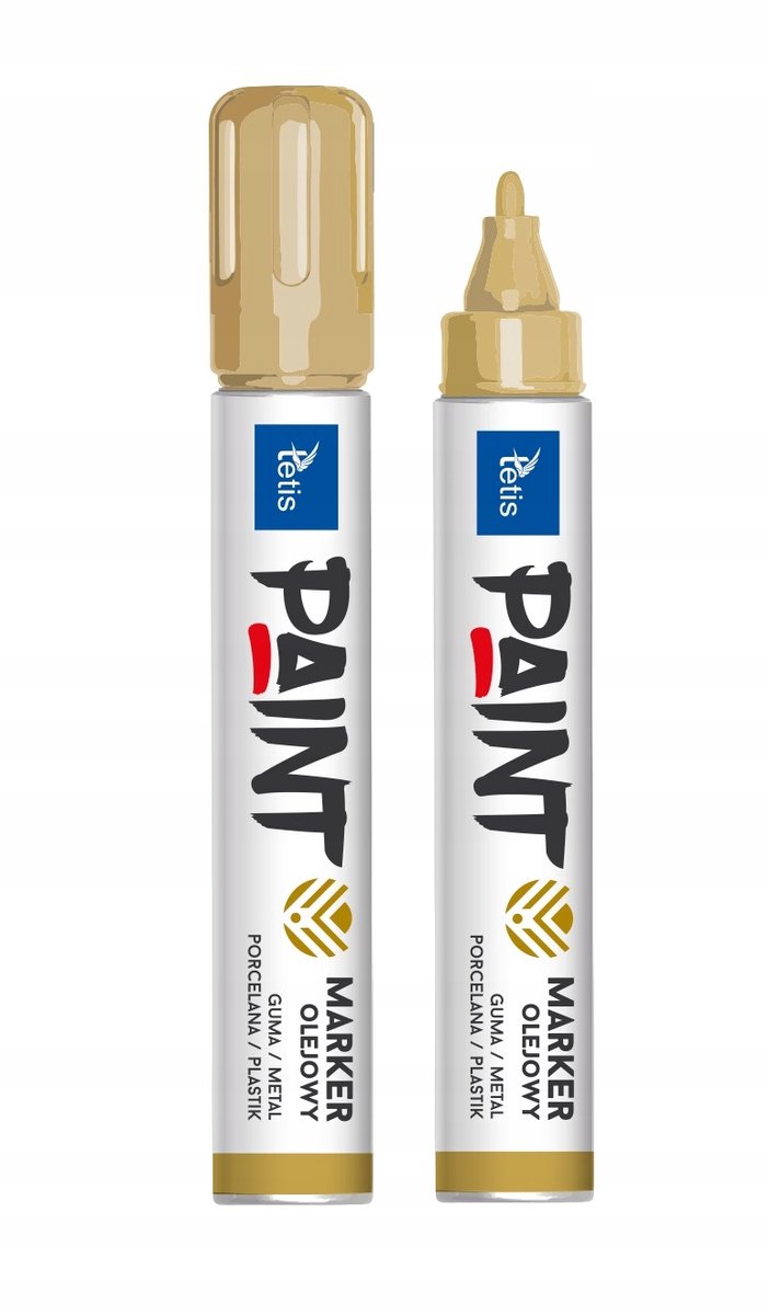 Tetis Olie Marker Goud KM202-O - Permanente inkt