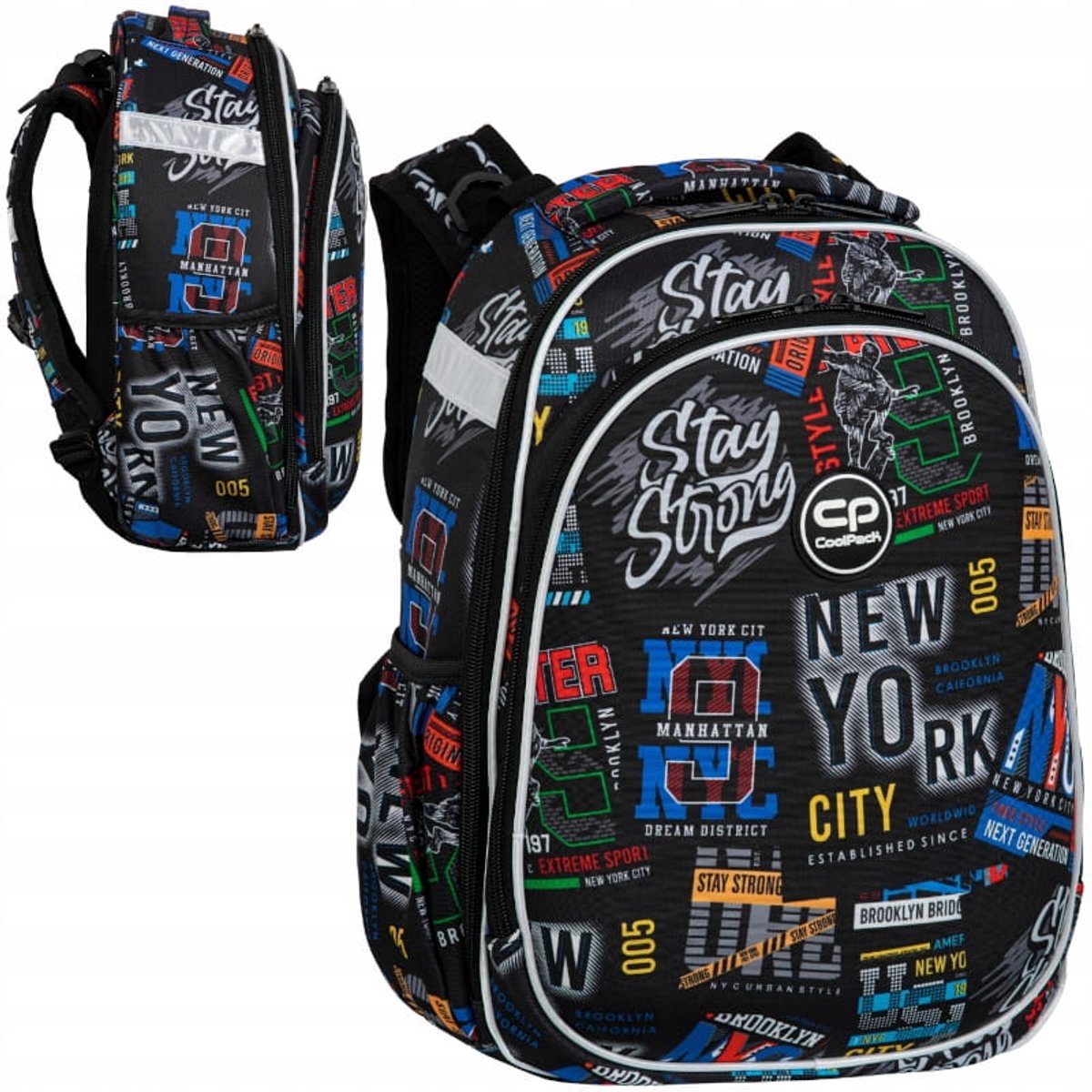 CoolPack Turtle Rugzak Big City - Ruim & Ergonomisch Schoolmodel