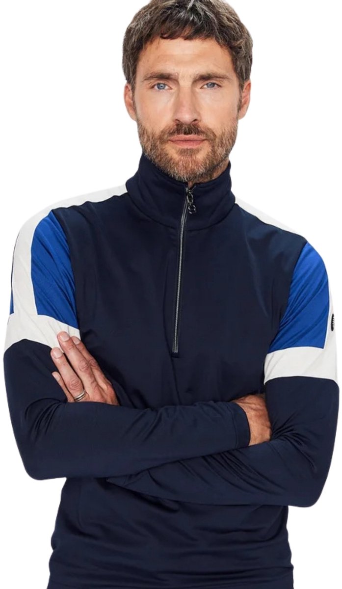 8848 ALTITUDE - Tord 1/2 Zip - Skipully met rits heren - Blauw