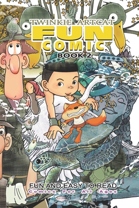 Fun Comic Print Book- Fun Comic Book 2, Twinkie Artcat | 9798270918064 ...