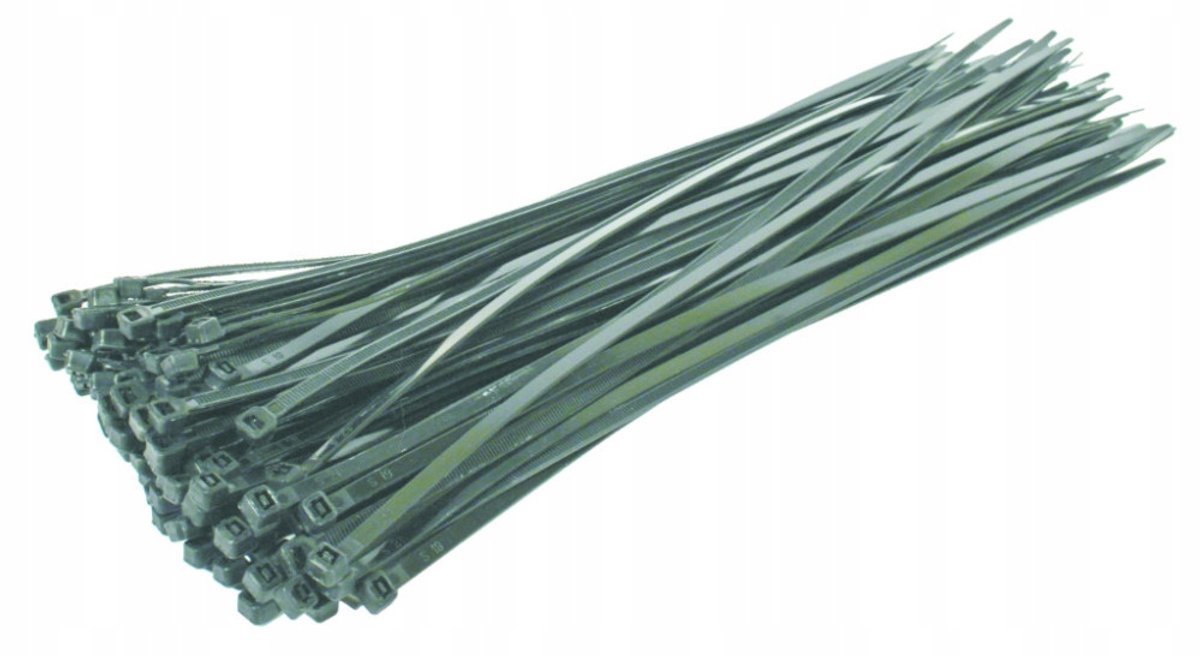 Zwarte Kabelbinders PA6.6 100st 80x2,5mm