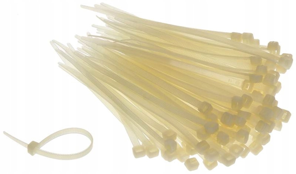 GEMI kabelbinders Wit 160x4,8mm - 100 stuks