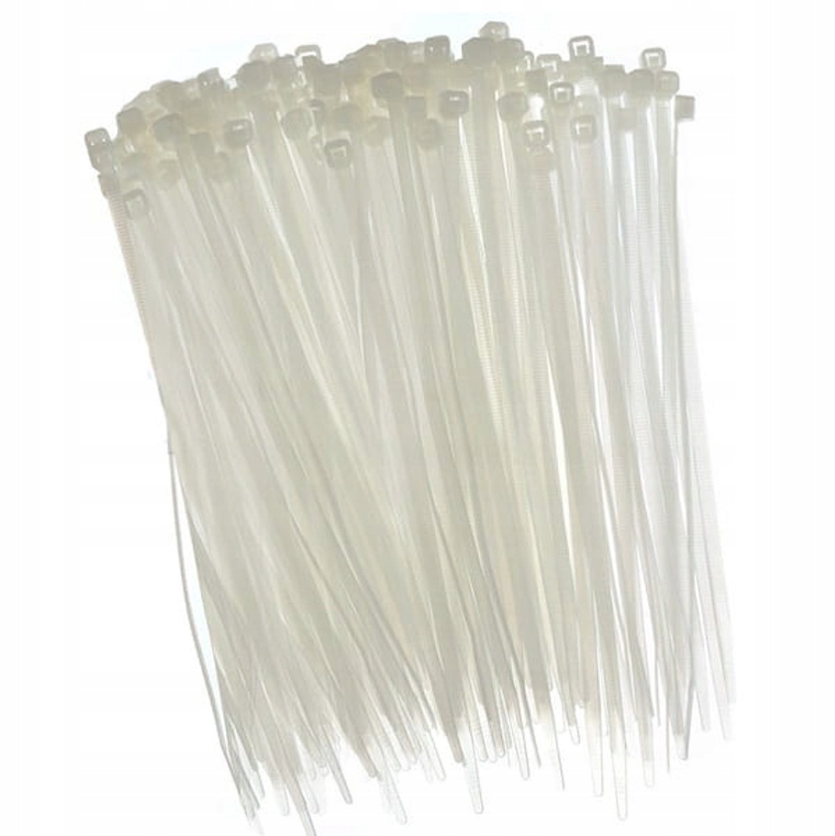 100x Witte Kabelbinders 80 mm x 2,4 mm - Sterk en UV-bestendig