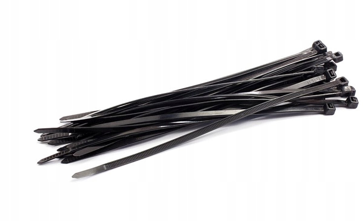 Zwarte Kabelbinders 3,6x140mm - 100 Stuks
