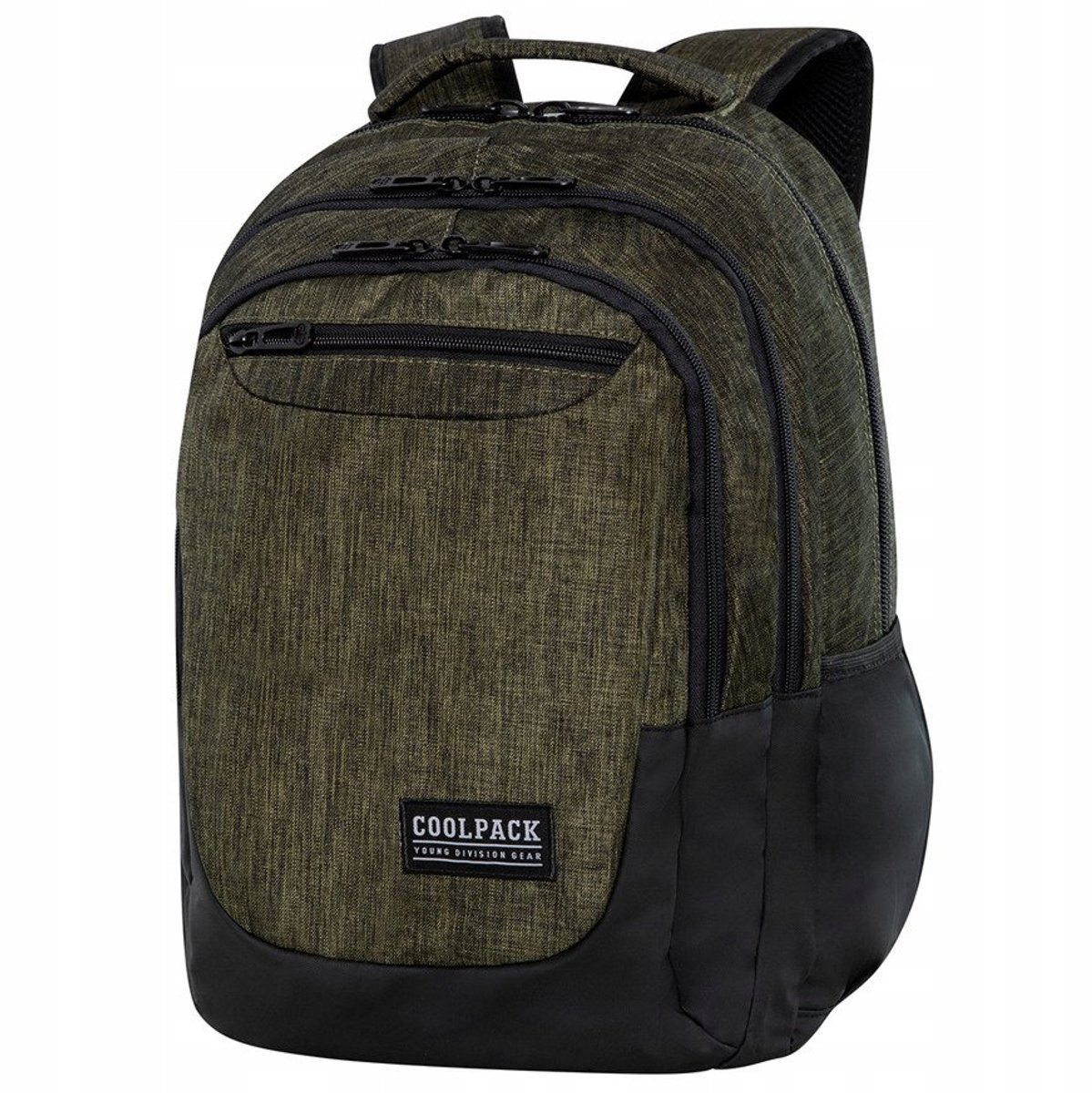 CoolPack Soul Rugzak Zwart Groen 27L - School & Vrije Tijd