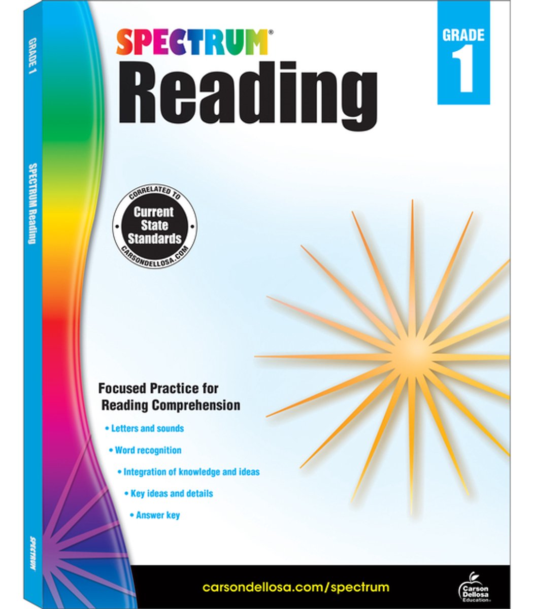 Omslag van Spectrum Reading Workbook, Grade 1