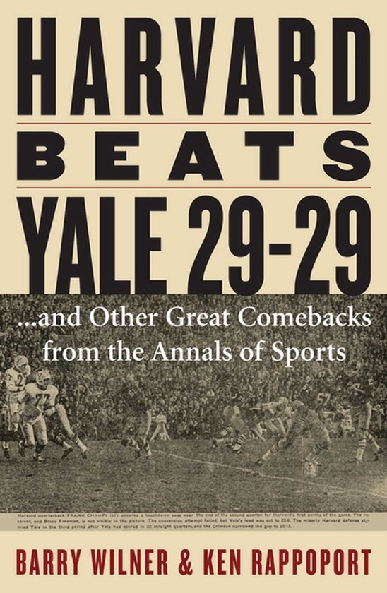 Harvard Beats Yale 29-29 - cover