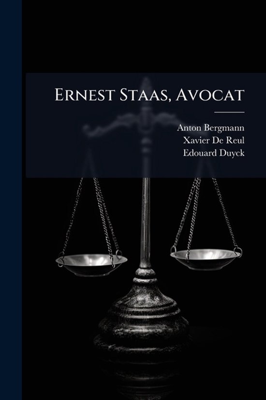 Ernest Staas, Avocat - cover