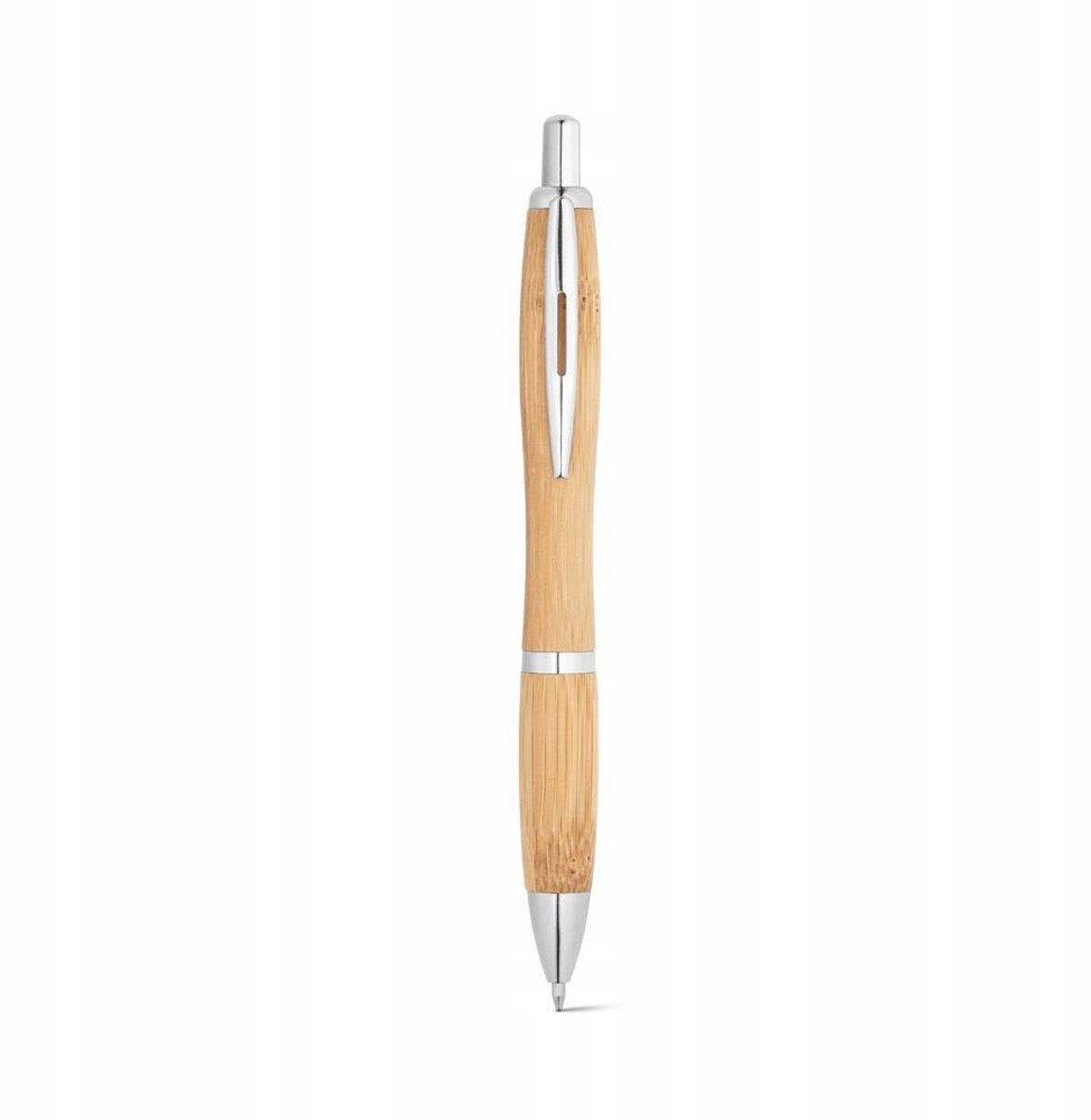 NICOLE Bamboe Pen met Clip - Natuurlijk & Elegant