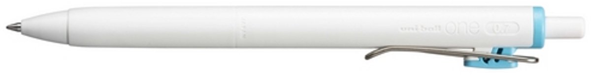 Uni-ball ONE Gelpen Blauw Wit - Automatisch, 0,7 mm