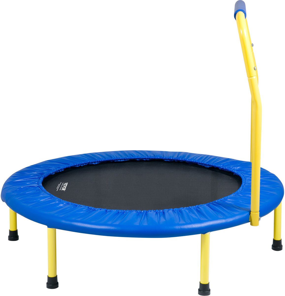 VEVOR Trampoline Tuintrampoline 810x920x920 mm, Opvouwbare Trampoline Mini 60 kg Draagvermogen Fitnesstrampoline, Kindertrampoline Peutertrampoline Blauw Binnen/Buiten/Tuin/Binnen — afbeelding 9