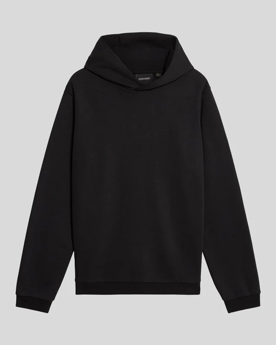 Lyle & Scott Logo Brushback Pullover Hoodie