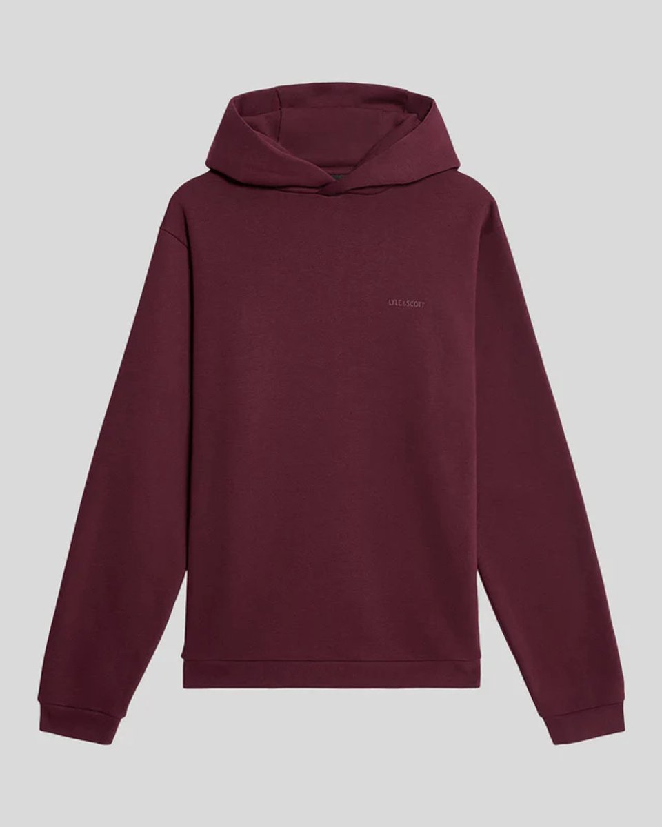 Lyle & Scott Logo Brushback Pullover Hoodie