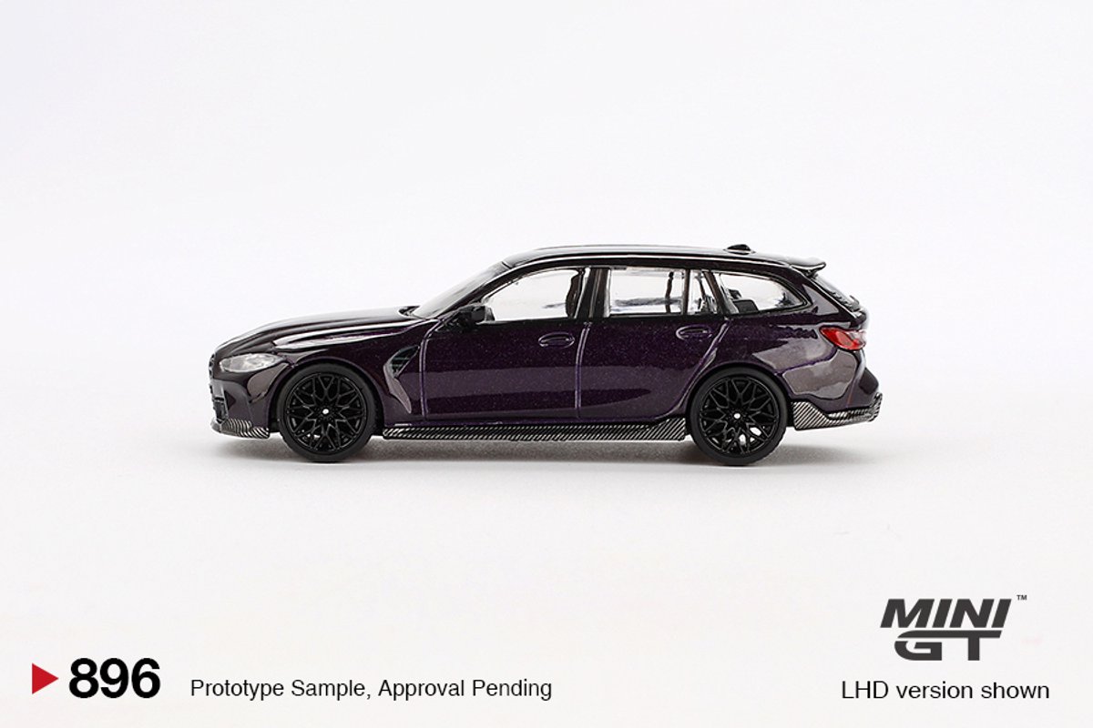 MINI GT 1/64 BMW M3 touring (G81) Performance - 2024, Daytona Violet (MGT00896)
