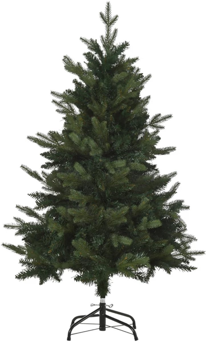 Mini Kunstkerstboom 120 cm - Kerstboom met 657 Tips - Metalen Standaard - Kerstversiering - Kerstmis - Feestdagen - Ø85x120 cm