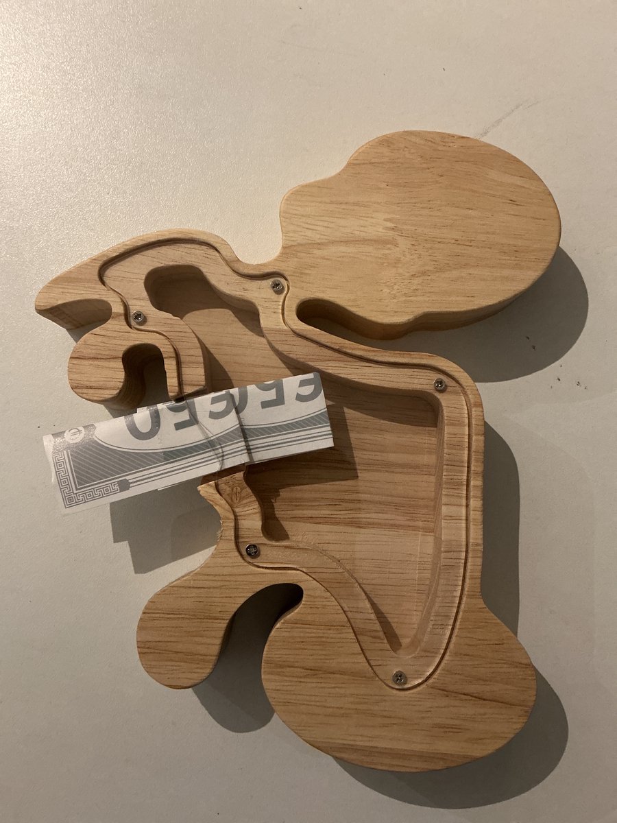 SPAARPOT HOUT MOTO