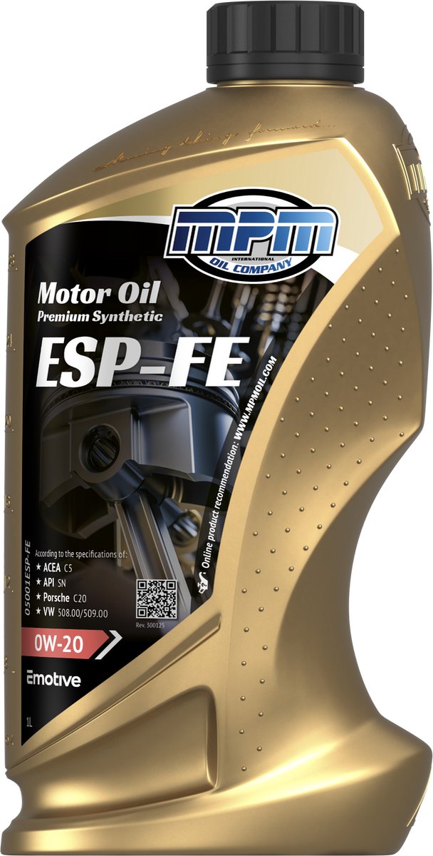 MPM Motorolie 0w20 ESP-FE - 1 liter