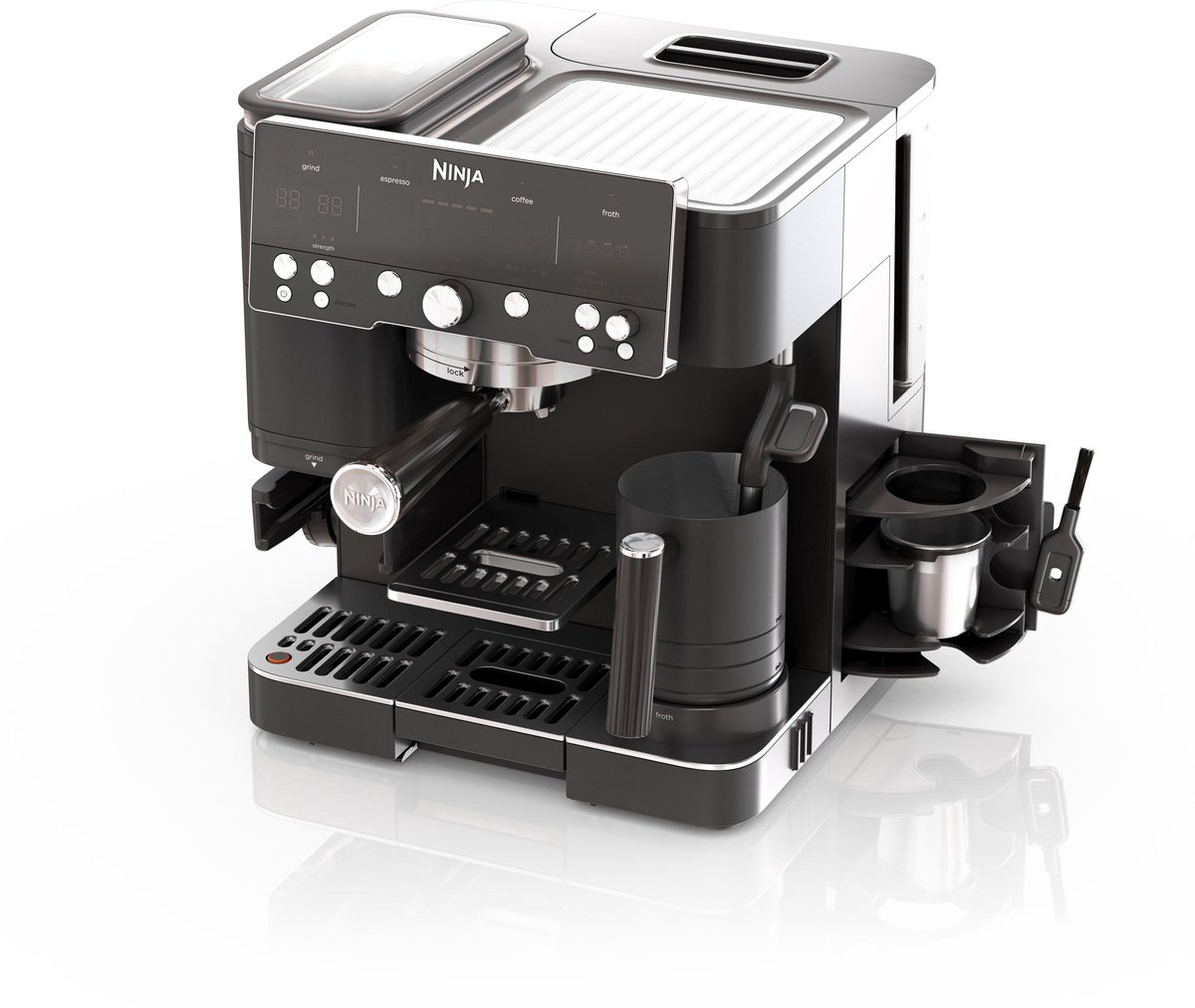 Ninja ES601EUBK koffiezetapparaat Half automatisch Espressomachine 2 l