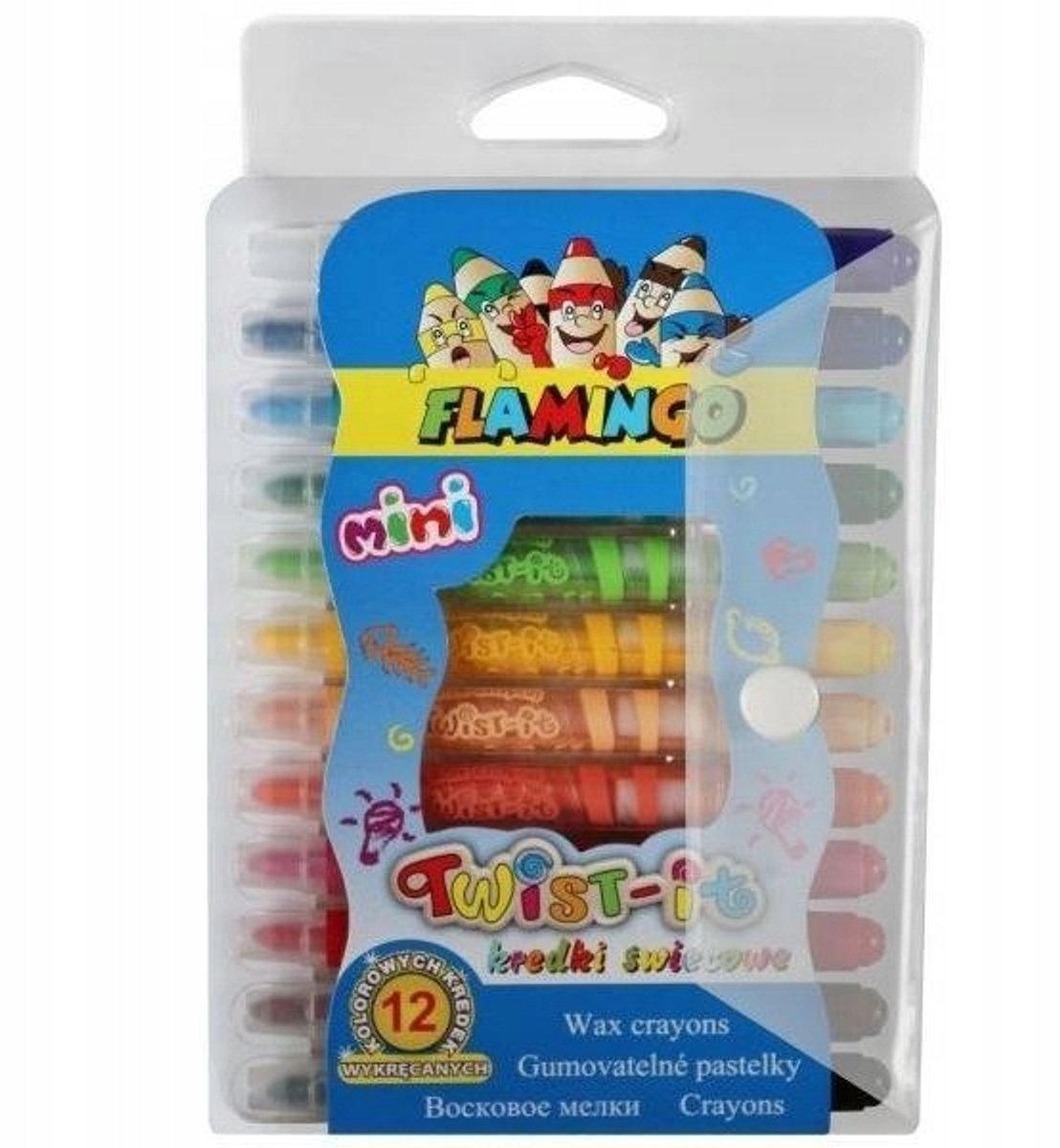Twist-It Mini Kleurpotloden Set - 12 Levendige Kleuren