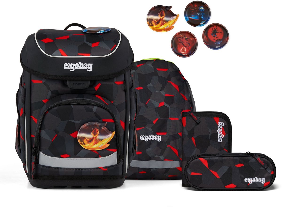 ergobag schooltas Cubo Set 5-delig TaekBärdo zwart