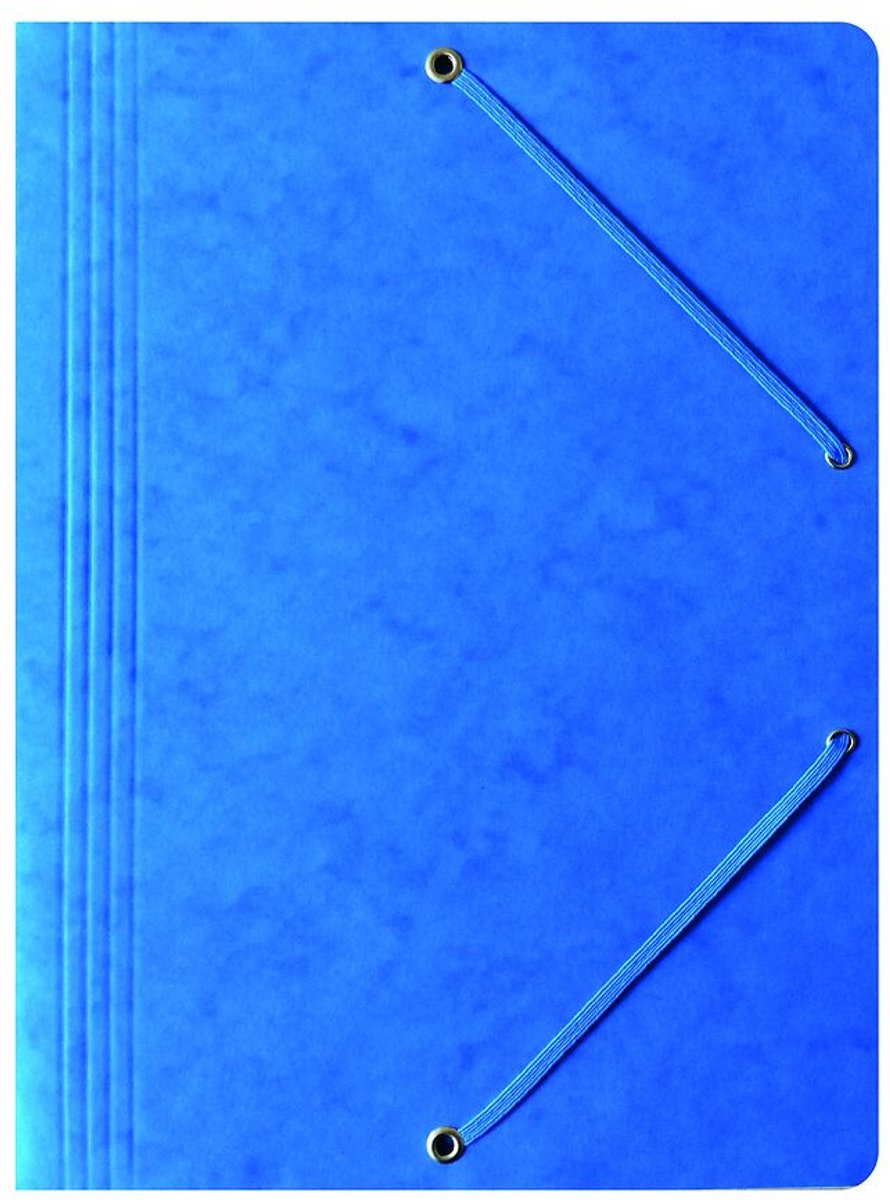 Bantex A4 Preszpank Map met Elastiek Blauw