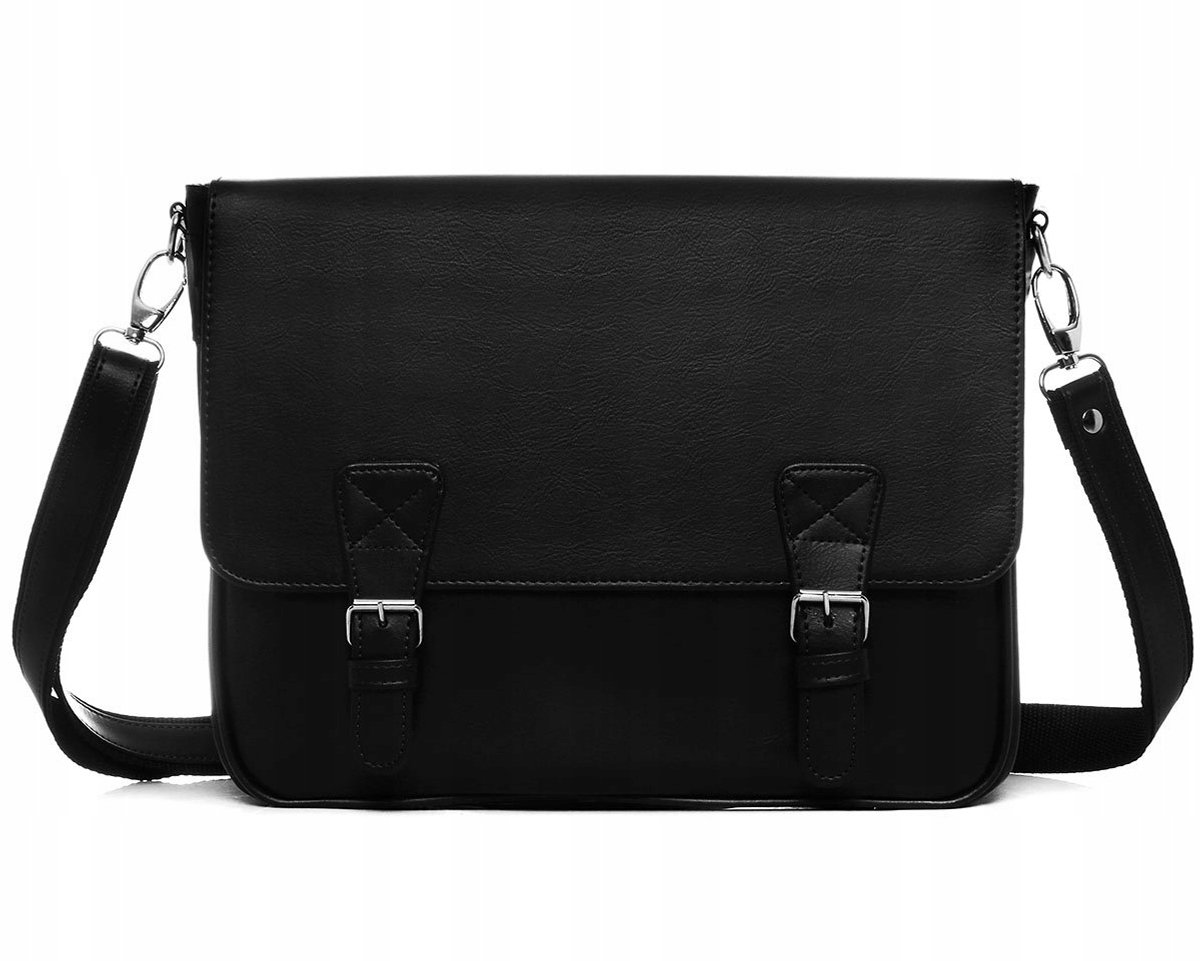 SOLOME Merlo Herentas Zwart - Laptoptas 14 inch, A4