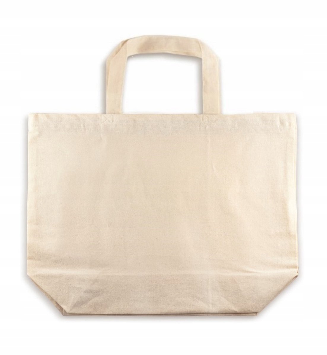 Grote Katoenen Boodschappentas 44x10x43 cm Naturel Ecru 220g