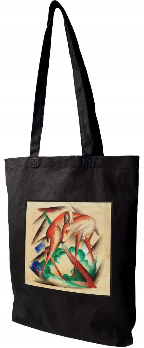 Shopper Tas met Sarna Franz Marc Print - Katoen, 38x41cm