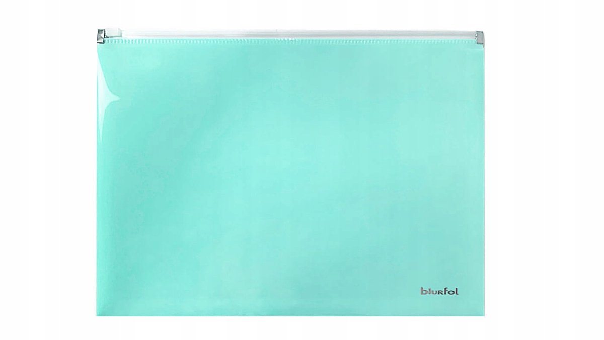 Burfool A4 Patel Groene Kaart met Rits - PP-materiaal