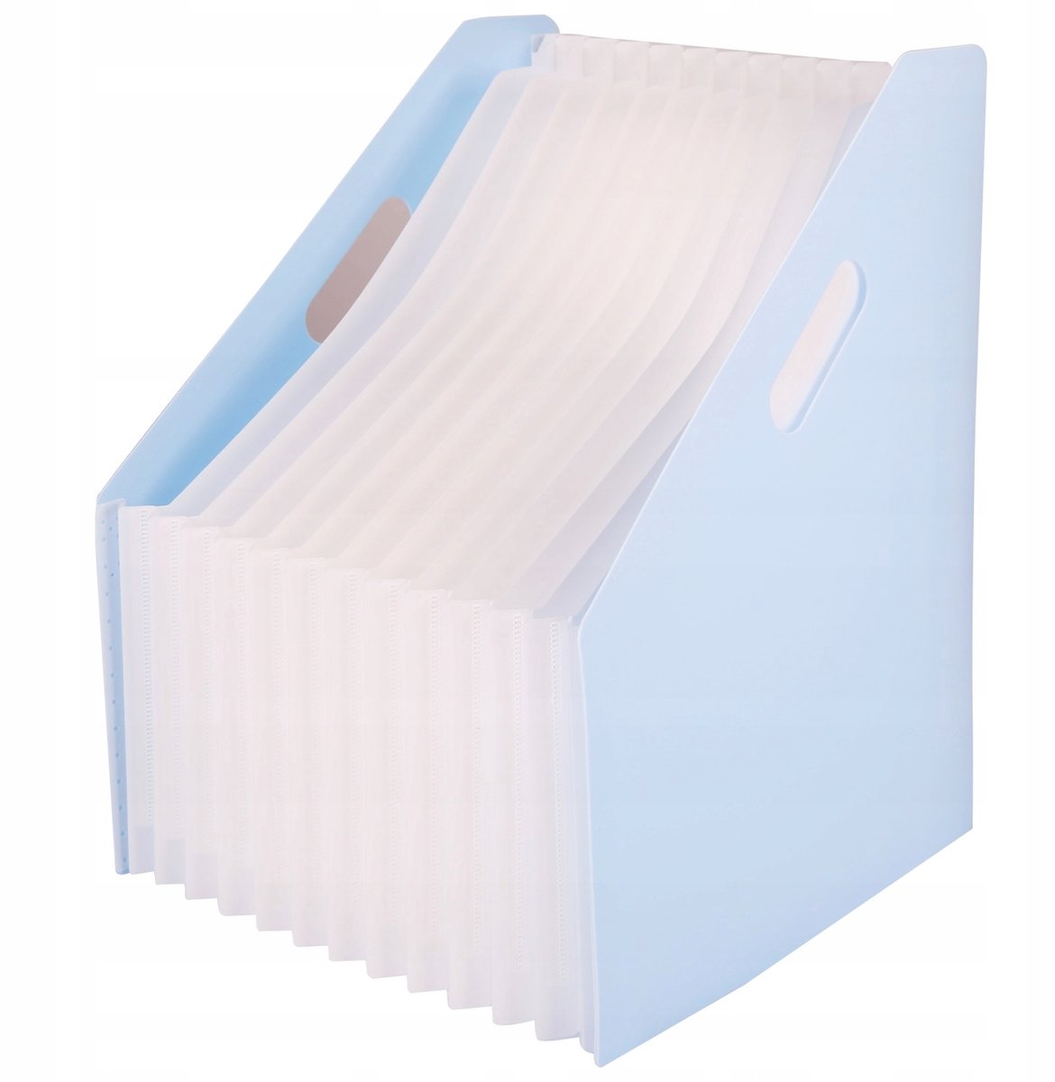 Deli Macaron A4 Mondharmonica Organizer Bureau Blauw - 13 Wakken