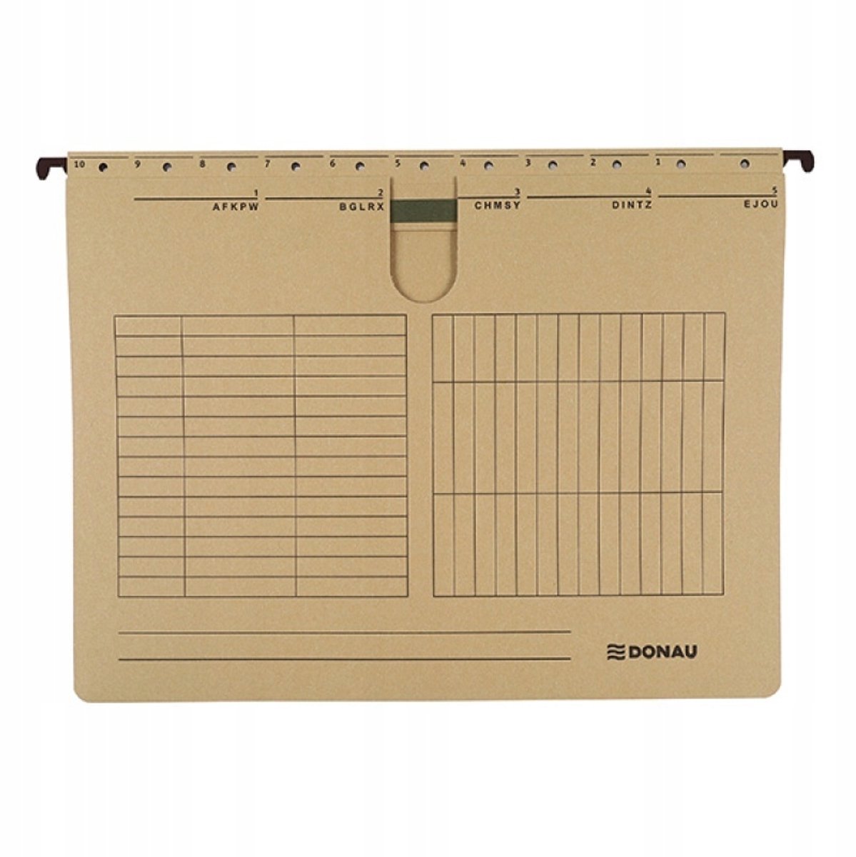 Donau Hangmap Bruin A4 - Documenten Organizer