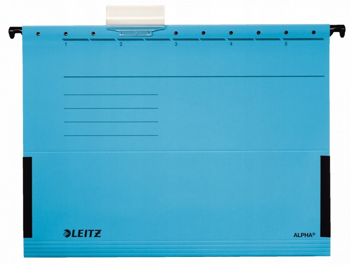 Leitz Hangmap A4 Uitbreidbaar Karton Blauw