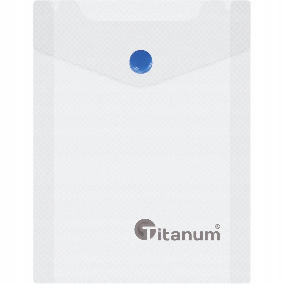 Titanum A6 Transparante Verticale Map met Drukknoopsluiting