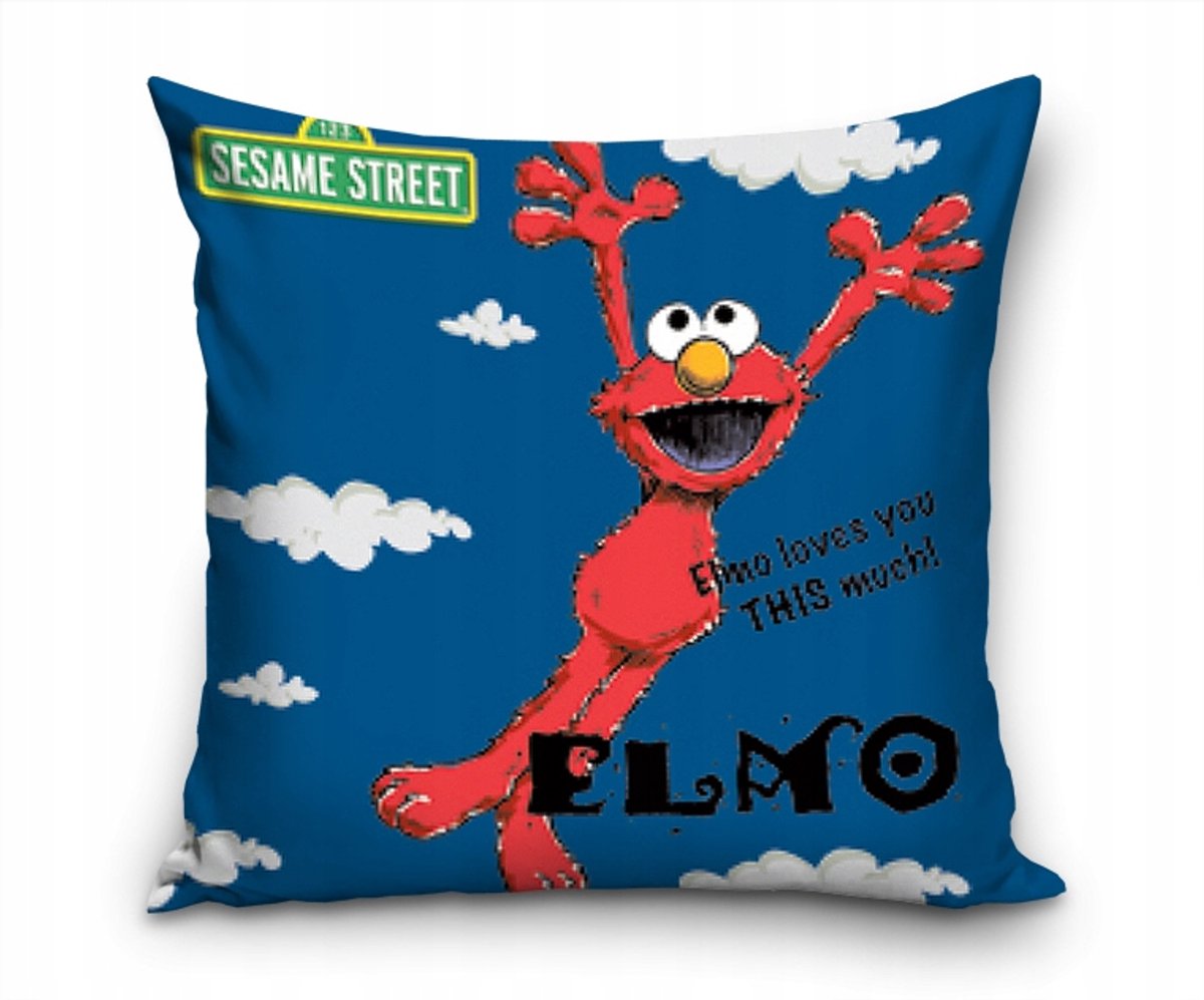 Kussenlus Sesamstraat 40x40 cm - Officiële merchandise