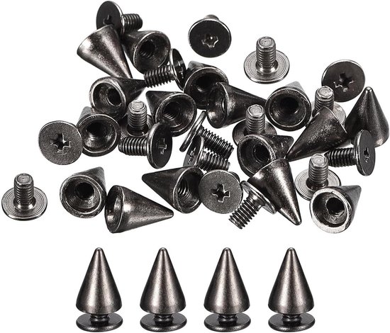QUARKZMAN Set van 20 kegelpunten, bouten 7 x 10 mm